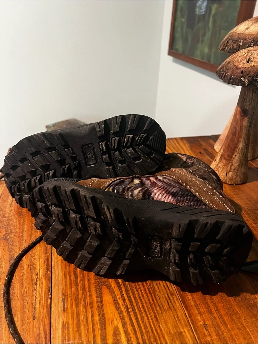 Rocky Brown and Black kids Outdoor Hunting Hiking Boots